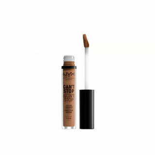 Nyx Can't Stop Won't Stop , correttore liquido opaco, mogano, 3,5 ml