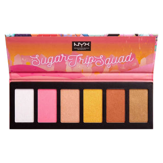 Nyx Sugar Trip Squad palette illuminante scintillante cruelty-free 01 SQUADHP 30 g