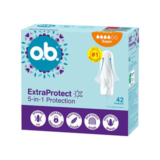 O.b. Extra Protect Super Tampons - Variant: 42 ks