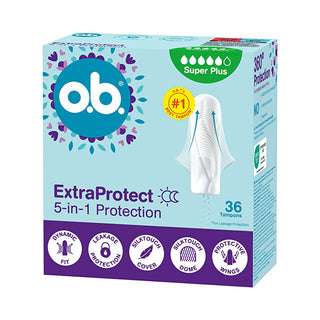 O.b. Tampons Extra Protect Super Plus - Variant: 36 ks