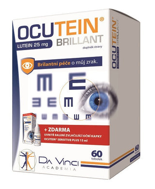 Simply you Ocutein Brillant 25mg Luteina 60 capsule + Ocutein® Sensitive lubrificante collirio 15 ml Gratis