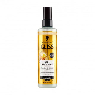 Gliss Óleo Nutritivo Bálsamo Spray Express 200 Ml 