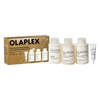 Set Olaplex: N. 0.5 Scalp Longevity Treatment, Lozione trattamento cuoio capelluto, Per idratazione, 5 ml + N. 4 Bond Maintenance, Shampoo per capelli, Riparatore e rinforzante, 100 ml + N. 3 Hair Perfector, Maschera crema per trattamento capelli, Rinforz