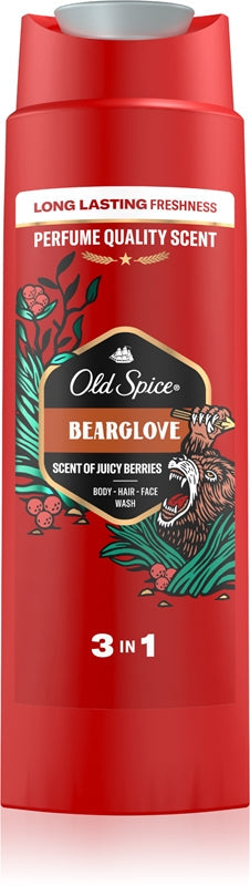 Old Spice Gel de ducha Bearglove para cuerpo y cabello 250 ml