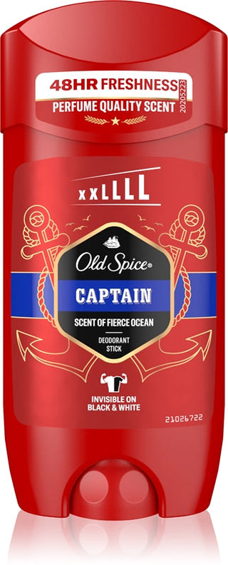 Old spice Desodorante en barra Captain Solid para hombre, 85 ml