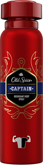 Old Spice Deodorante Spray Captain (Deodorante Spray Corpo) 150 Ml