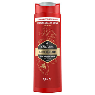 Old Spice Epic Legend Shower Gel (Detergente Corpo-Capelli-Viso) - Volume: 400 Ml