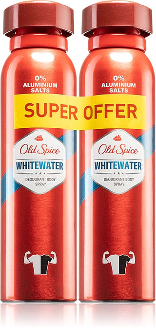 Old Spice Old Spice Desodorante en spray Duo 2x150 ml Agua Blanca