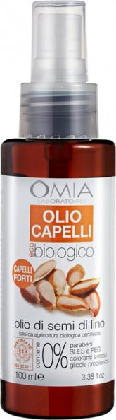 Omia Olio Capelli Olio Di Semi Di Lino 100 Ml