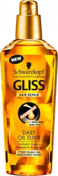 Testanera Olio Trattamento Quotidiano Nutritivo Per Capelli Secchi E Danneggiati Oil Elixir Gliss 75 Ml