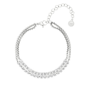 Oliver Weber Bracciale Doppio In Acciaio Con Zirconi Cubici Cryston Lumiere 32443