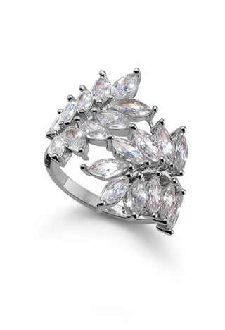 Oliver Weber Luxury Ring With Cubic Zirconia Sheaf 41184 - Size: 54 Mm 