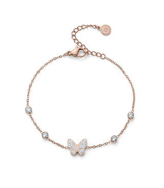 Oliver Weber Bracelet Nantosuelta Magic Blossoms avec délicat papillon en bronze 32335Rg 