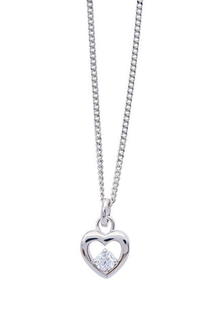 Oliver Weber Delicata Collana A Forma Di Cuore In Argento Defyi 61284 (Catena, Ciondolo)