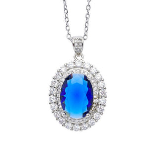 Oliver Weber Collar de Cristal Azul Crepúsculo Deslumbrante 12479 