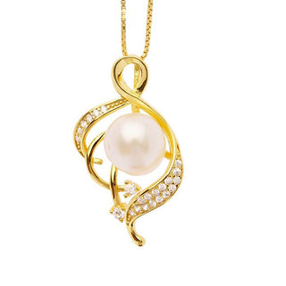 Oliver weber Gold-plated silver Collana con Ivory pearl 61305G