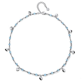 Oliver weber Charming steel Collana with beads Freak 12262 BLU