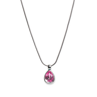 Oliver weber Decent Collana with pink Swarovski crystal 11022 209