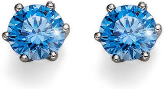 Oliver weber Silver Orecchini con blue crystals Morning Brilliance Medium 62,066 BLU