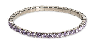 Oliver Weber Pulsera Tennis con Cristales Viola Euphoria 32418 Vio 