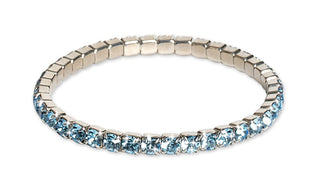 Oliver Weber Bracciale Tennis Con Cristalli Blu Euphoria 32419 Aqua