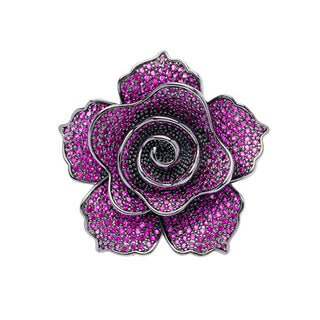 Oliver Weber Spilla A Forma Di Fiore Scintillante Con Cristalli Peonia 58053