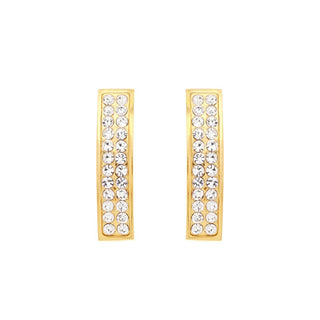 Oliver Weber Orecchini Scintillanti Placcati Oro Con Cristalli Brava Lumiere 23227G