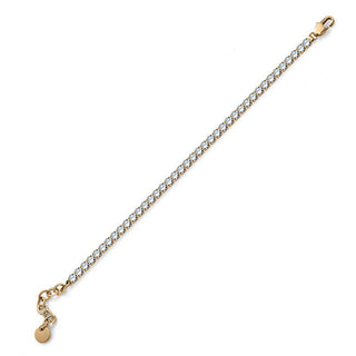 Oliver weber Glittering gold-plated Bracciale with clear Déjà Vu 32325G crystals