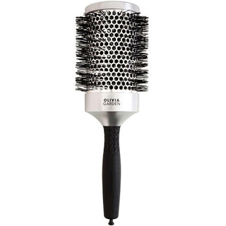 Spazzola per capelli Olivia Garden Essential Blowout Classic Silver da 65 mm