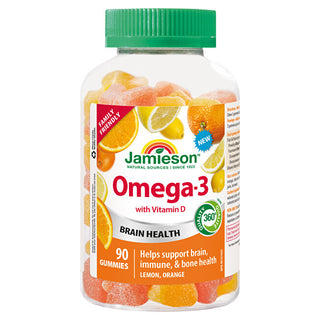 Jamieson Omega-3 Gummies 90 jelly lozenges