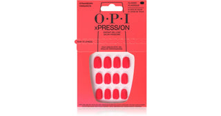 Opi Xpress-On Artificial Nails Iconic Tones Strawberry Daisy 30 U