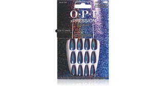 Opi Xpress-On Artificial Nails Kynsienkoristelu Blue-Gie 30 U