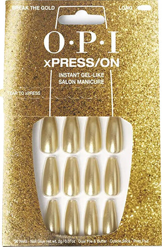 Opi Unghie In Gel Xpress/On (Unghie Finte - Break The Gold)