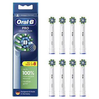 Oral b Testine di ricambio Cross Action White EB50 8 pz