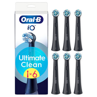 Oral b Replacement heads iO Ultimate Clean Black 6 pcs