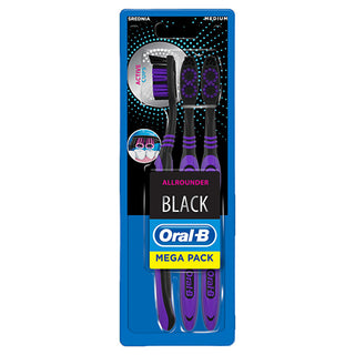 Oral b AllRounder Medium toothbrush 3 pcs