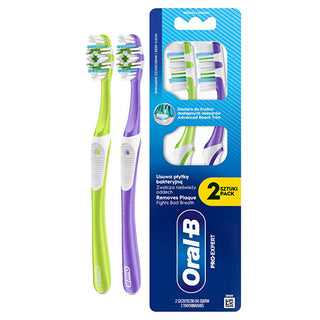Oral b Pro-Expert Deep Clean Medium Toothbrush 2 pcs