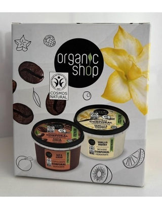 Organic Shop Organic Shop Coffret Scrub Caffe 250 Ml+Crema Corpo Vaniglia 250 Ml