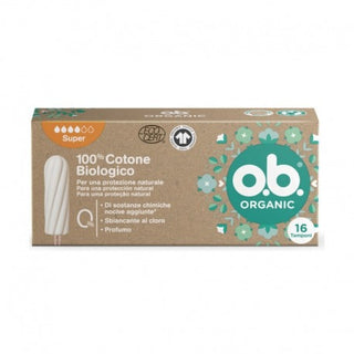 O.B. Organic Super 16 Pz 100% Cotone Biologico