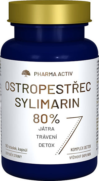 Pharma Activ Milk Thistle Silymarin 80% 90 Capsules 