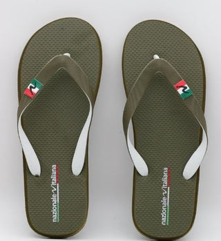 Nazionale Italiana Pack Infradito 12Pz Uomo Military Green