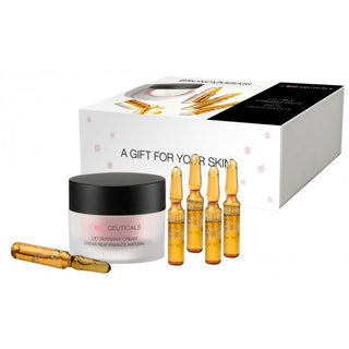 Set Bruno Vassari: Bio Ceuticals Lift Intensive Anti-aging Face Cream 50 ml + Bioceuticals Ferulic + Vitamin C + DMAE Concentrated Firming Face Serum 7 pieces 2 ml