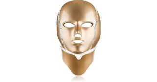 Palsar 7 Máscara LED + Cuello 7 Colores Dorado