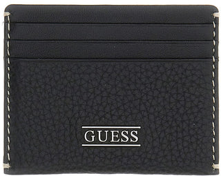 Guess da uomo leather ID portacarte SMBOGSLEA25-BLA