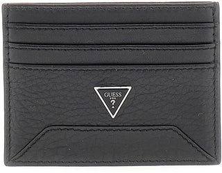 Guess Porta Carte Di Credito In Pelle nero