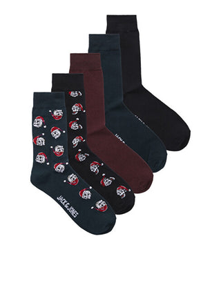 Jack&Jones Confezione Da 5 - Calzini Da Uomo Jacxmas