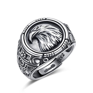 Diverse Anello da uomo regolabile argento Eagle DI0R0001