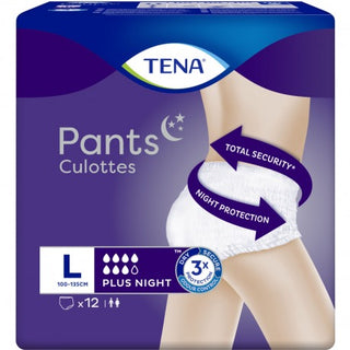 Tena Pants Plus Night - Mutandine Assorbenti Taglia L 12 Pz