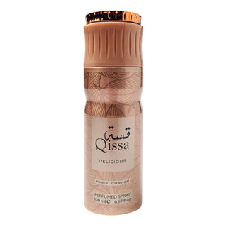 Paris corner Qissa Delicious , Deodorante Spray, Per Donna, 200 ml