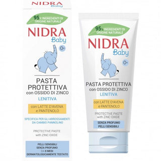 Nidra Pasta Protetora Suavizante com Leite de Aveia e Pantenol Tubo 75 ml 